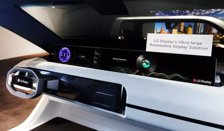 Get ready for the future: LG's giant in-car displays are here