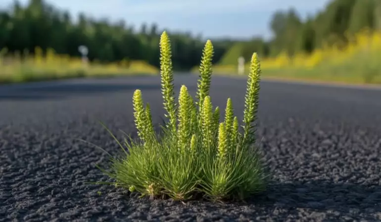 Say goodbye to potholed roads: plants can renew asphalt