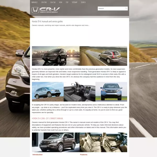 Honda CR-V: manuals and service guides